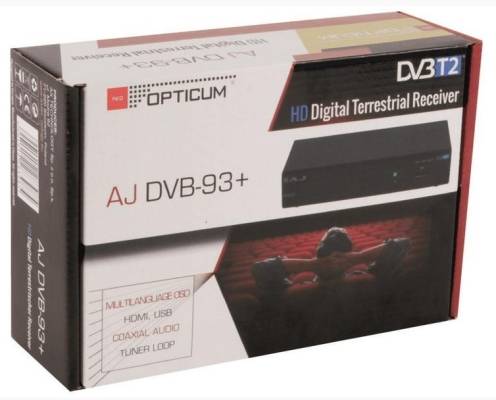 Zdjęcie 5 - Dekoder DVB-T OPTICUM AJ DVB-93+