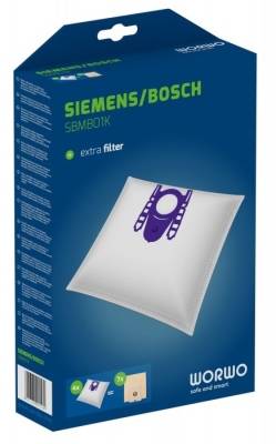 Zdjęcie 3 - Worki do odkurzacza WORWO SBMB01K Bosch/Siemens